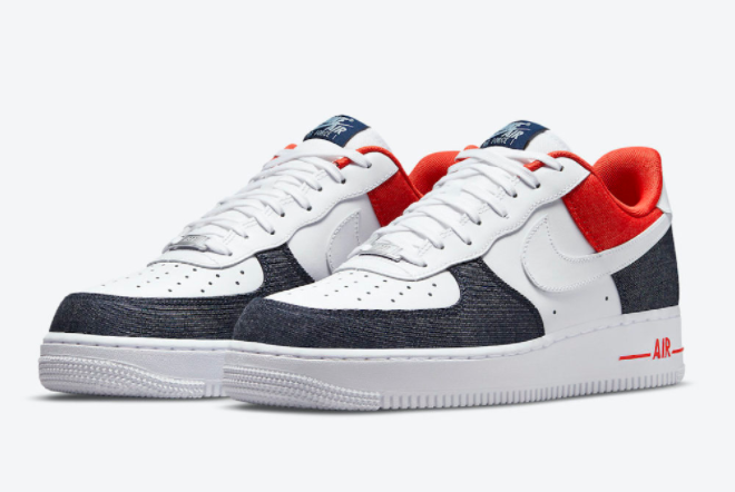Nike Air Force 1 Low 'USA Denim' DJ5174-100 - Stylish and Authentic Sneakers