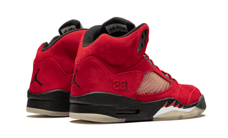 Shop the Classic Jordan 5 Retro Raging Bull Red Suede 136027-601 for Unbeatable Style!