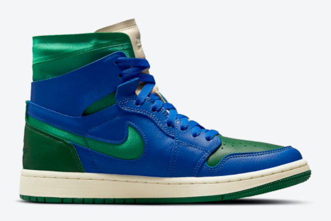 Aleali May x Air Jordan 1 Zoom Comfort Green/Royal Blue DJ1199-400 - Exclusive Sneaker Collaboration