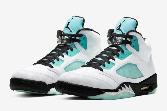 Air Jordan 5 'Island Green' CN2932-100: Limited Edition Sneakers for Sale