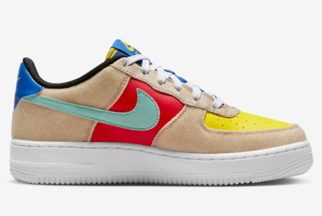 Nike Air Force 1 Low Multi-Color Velcro FN7818-100 - Stylish and Versatile Sneakers