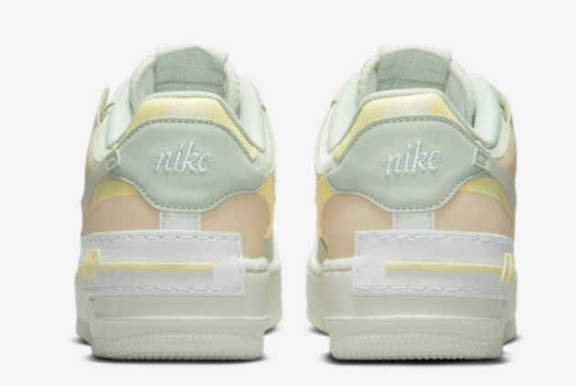 Nike Air Force 1 Shadow 'Citron Tint' Sail/Light Silver-Citron Tint DR7883-101 - Trendy and Stylish Women's Sneakers