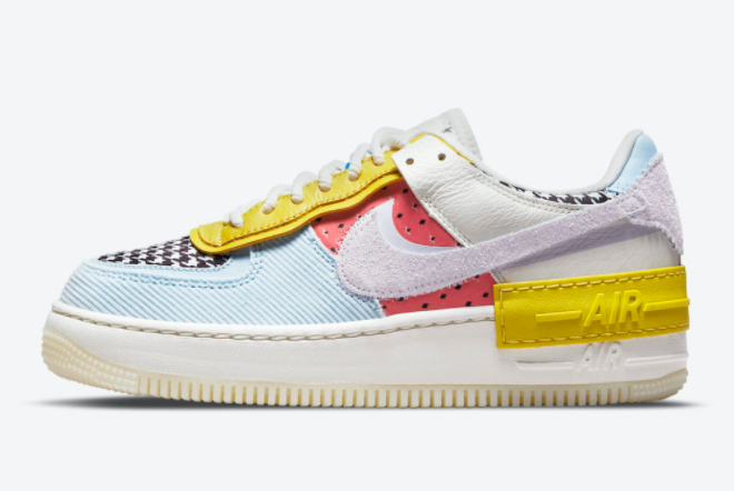 Nike Air Force 1 Shadow Multi-Color DM8076-100 - Stylish and Colorful Women's Sneakers