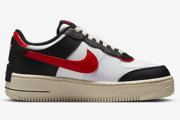 Nike Air Force 1 Shadow Summit White/Black-White-University Red - Shop Now!