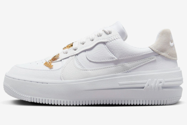 Nike Air Force 1 PLT.AF.ORM 'Bling' FB8473-100 - Ultimate Glamour for Stylish Sneakerheads