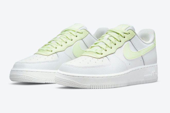 Nike Air Force 1 Low WMNS White/Barely Volt 315115-166 - Authentic Style and Comfort | Free Shipping