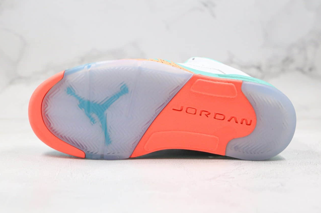 Air Jordan 5 Retro 'Light Aqua' 440892-100 - Fresh Colorway for Sneakerheads