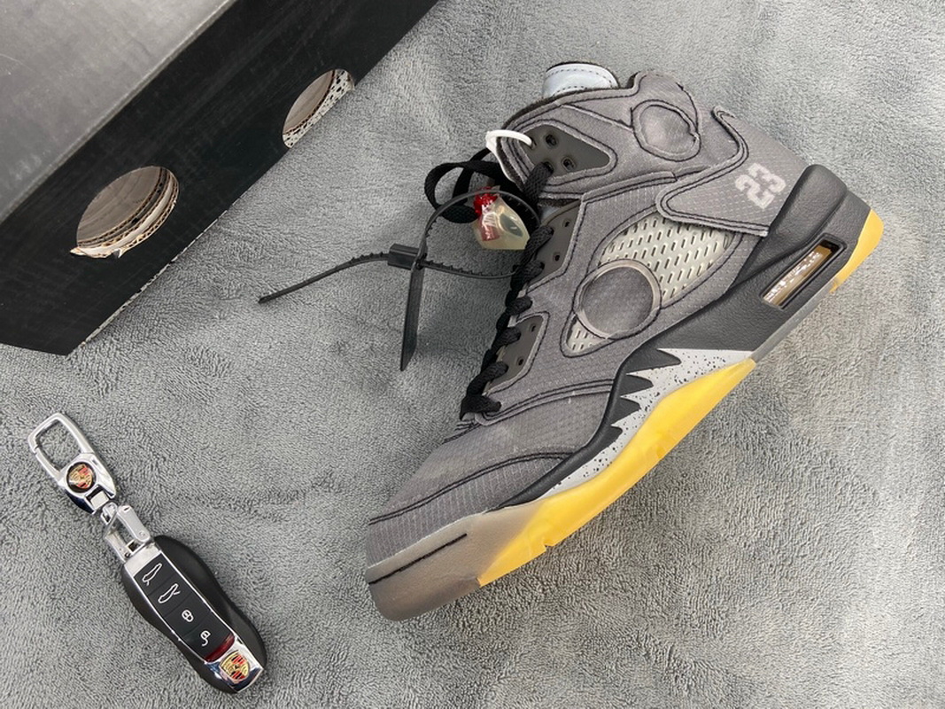 Off-White X Air Jordan 5 Retro SP 'Muslin' CT8480-001 - Limited Edition Collaboration Available Now!