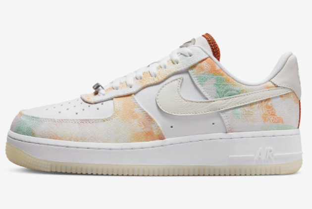 Nike Air Force 1 Low Paisley Print FJ7739-101 - Stylish and Striking Patterns for a Unique Look