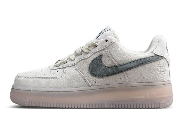 Nike Air Force 1 x Reigning Champ LV8 Suede Light Grey/Black AA1117-118 - Stylish and Versatile Sneakers for Every Occasion
