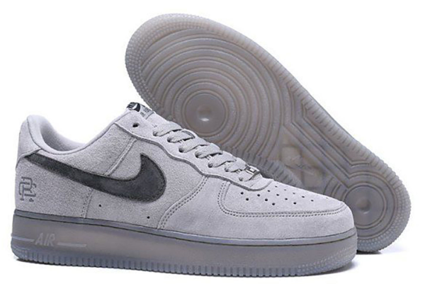 Nike Air Force 1 x Reigning Champ LV8 Suede Light Grey/Black AA1117-118 - Stylish and Versatile Sneakers for Every Occasion