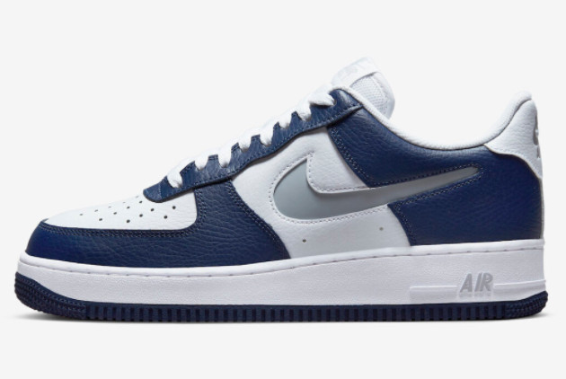 Nike Air Force 1 Low White Navy DV3501-400: Classic Sneakers with Navy Accents