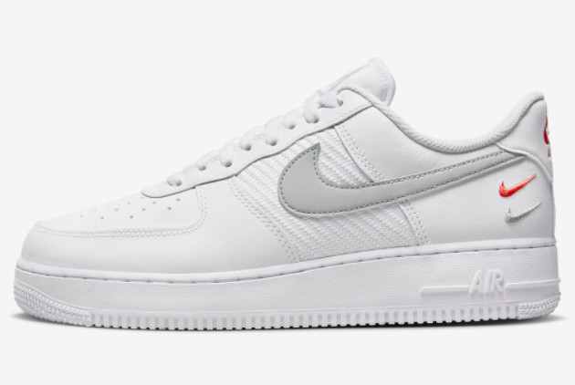 Nike Air Force 1 Low White/Wolf Grey-Picante Red FD0666-100 - Stylish Sneaker Solution