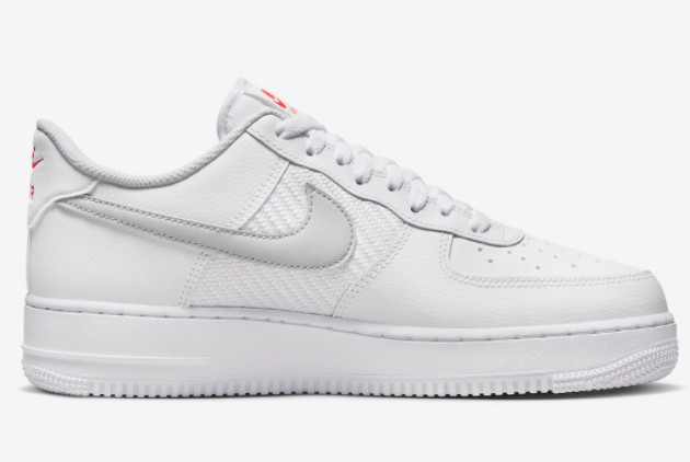 Nike Air Force 1 Low White/Wolf Grey-Picante Red FD0666-100 - Stylish Sneaker Solution