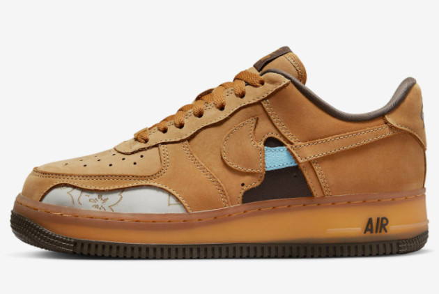 Nike Air Force 1 Low 'Wheat Mocha' DQ7580-700 - Authentic Sneakers for Sale