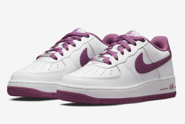 Nike Air Force 1 Low GS White Mauve DH9600-101 | Stylish and Comfortable Sneakers