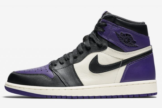 Air Jordan 1 Retro High OG 'Court Purple' 555088-501 - Authentic Sneakers Available Now