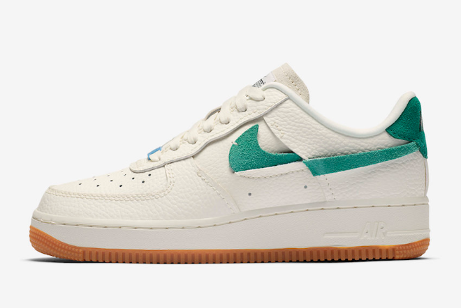 Nike Air Force 1 Vandalized Sail/Green-Light Blue BV0740-100: Unique Style for Ultimate Sneaker Enthusiasts