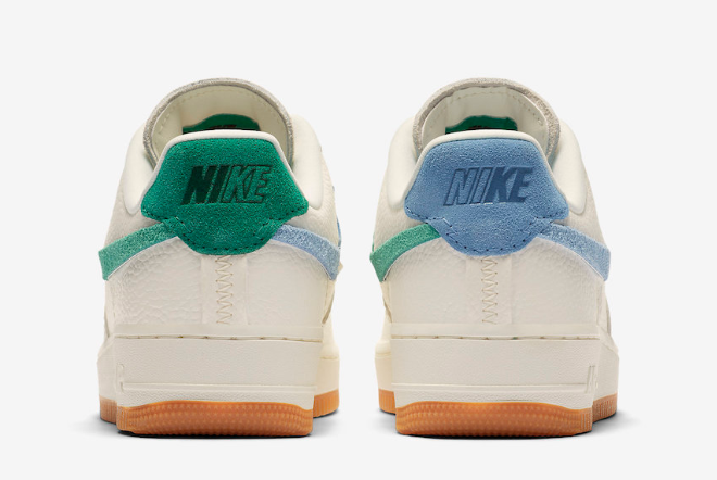 Nike Air Force 1 Vandalized Sail/Green-Light Blue BV0740-100: Unique Style for Ultimate Sneaker Enthusiasts