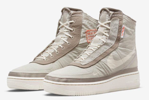 Nike Air Force 1 Shell WMNS Sail/Orange DO7450-211 - Latest Release 2021