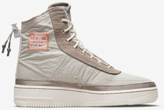 Nike Air Force 1 Shell WMNS Sail/Orange DO7450-211 - Latest Release 2021