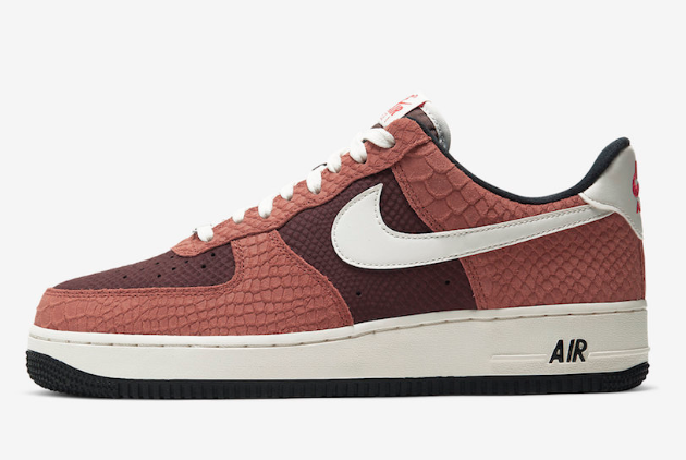Nike Air Force 1 PRM Red Bark/Sail-Earth-University Red CV5567-200 for Unmatched Style and Comfort