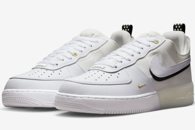 Nike Air Force 1 React White/White-Sail-Black DQ7669-100 - Stylish and Comfortable Sneakers