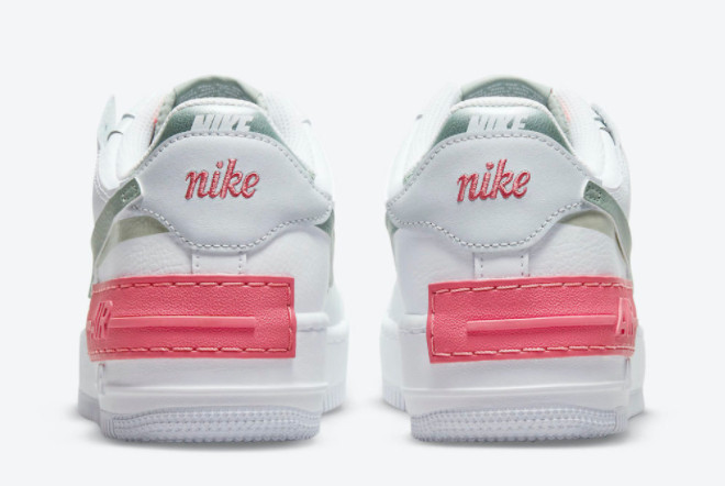 Nike Air Force 1 Shadow 'Jade Smoke' - White/Jade Smoke-Seafoam-Archeo Pink CI0919-112