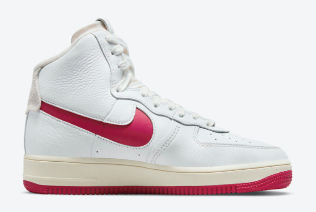 Nike Air Force 1 Strapless Summit White/Gym Red-DC3590-100