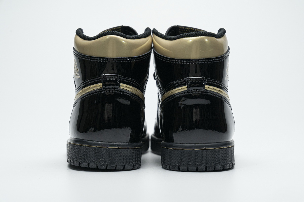 Air Jordan 1 Retro High OG Black Metallic Gold 555088-032 - Limited Edition Sneakers