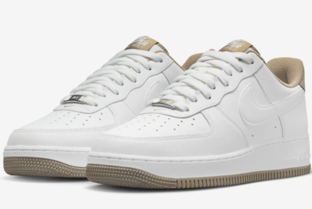 Nike Air Force 1 Low White Taupe Sneakers - DR9867-100 | Limited Stock