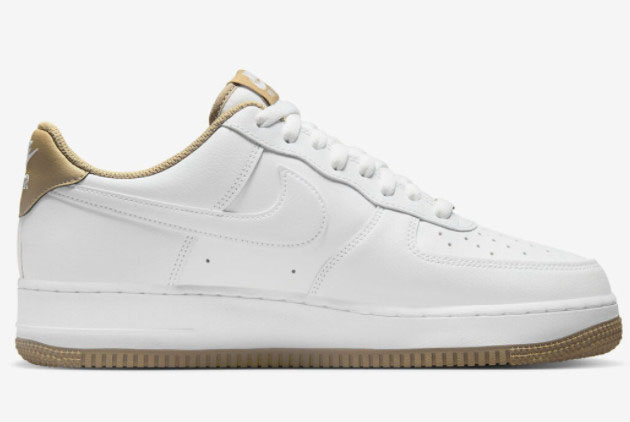 Nike Air Force 1 Low White Taupe Sneakers - DR9867-100 | Limited Stock