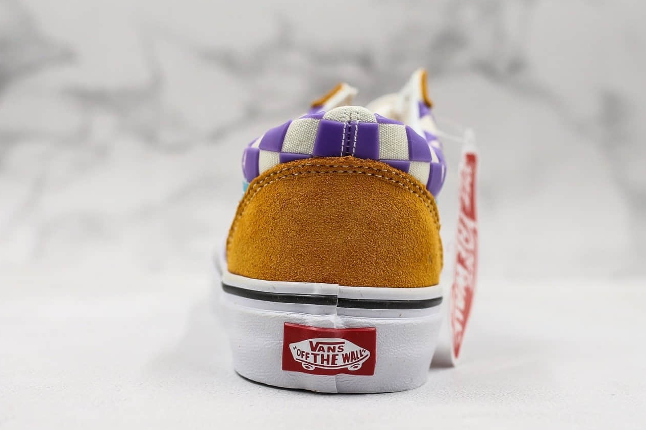 Vans Preowned Old Skool Thermocome In Purple Magenta Mustard - Stylish and Unique Footwear