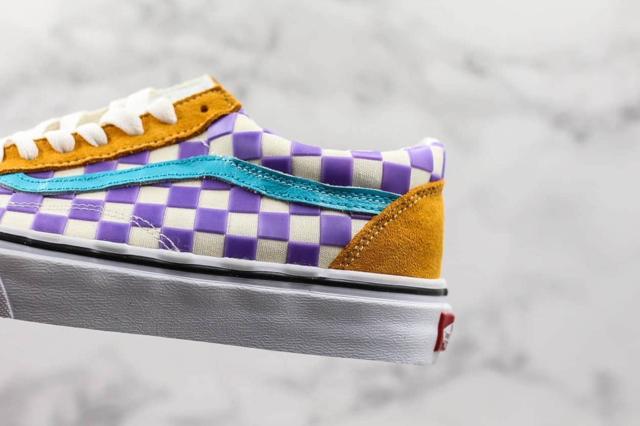 Vans Preowned Old Skool Thermocome In Purple Magenta Mustard - Stylish and Unique Footwear