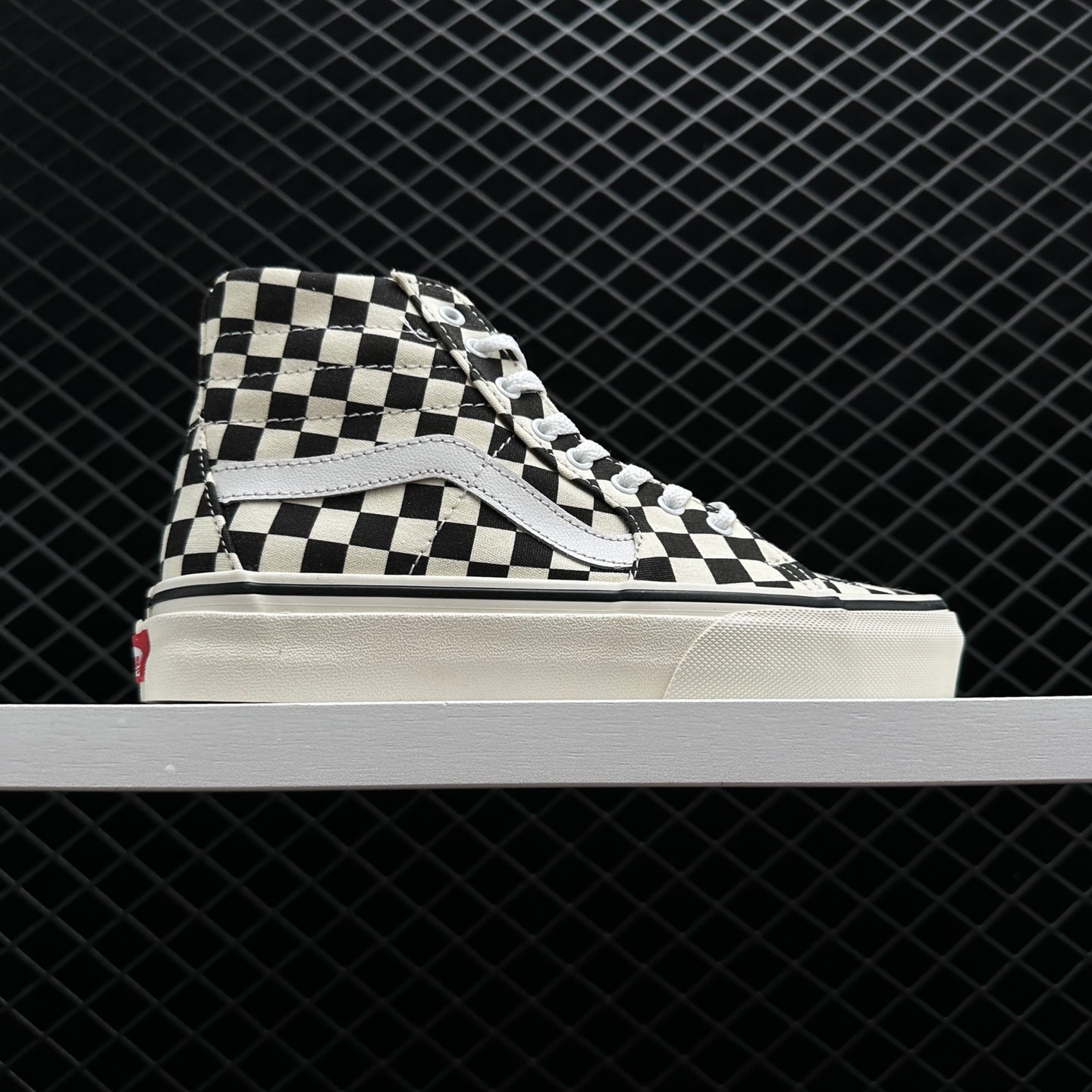 Vans SK8-HI Tapered Checkerboard Black Sneakers - VN0A4U165GU