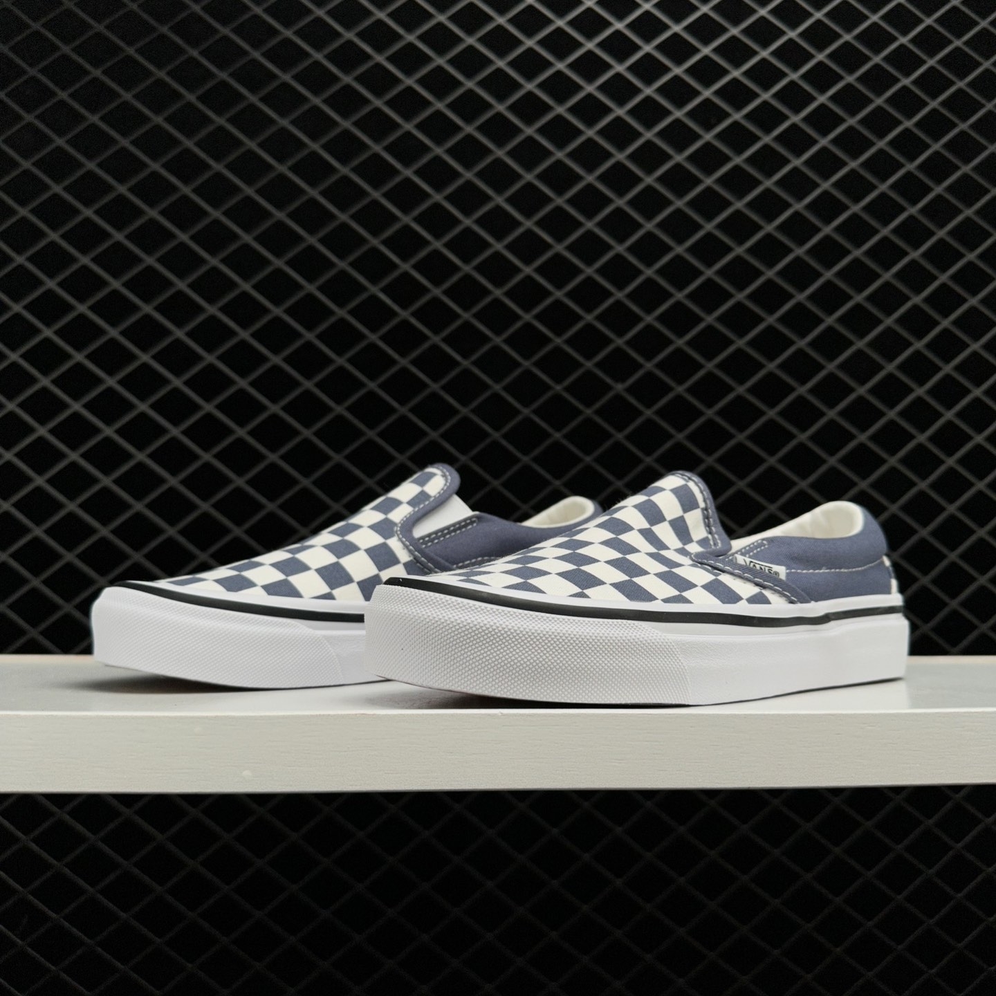 Vans Checkerboard Slip-On 'Blue White' VN0A7Q5DRV2 - Stylish and Comfortable Slip-On Shoes