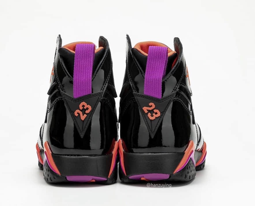 Air Jordan 7 Retro 'Black Gloss' 313358-006 - Stylish and Sleek Athletic Sneakers