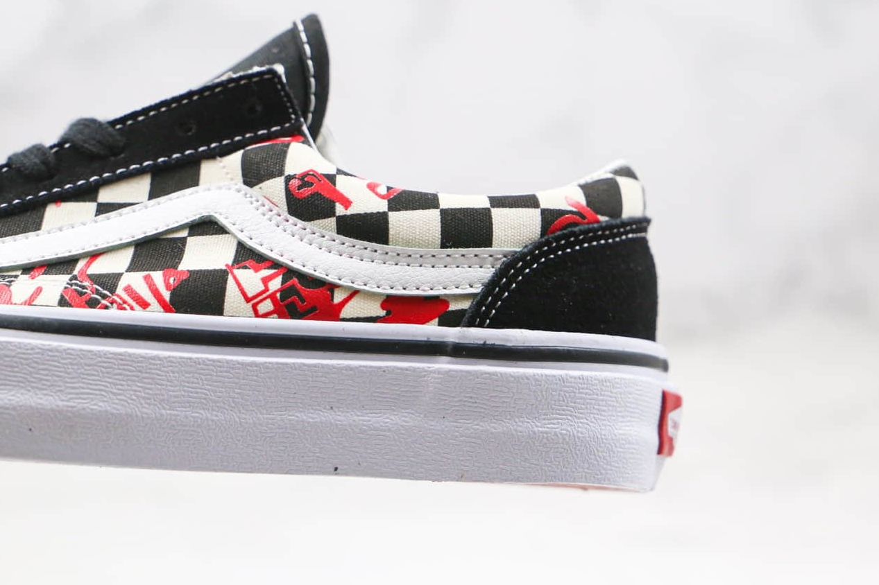 Vans Style 36 Checkerboard Red Sneakers | Limited Edition - 80s Classic