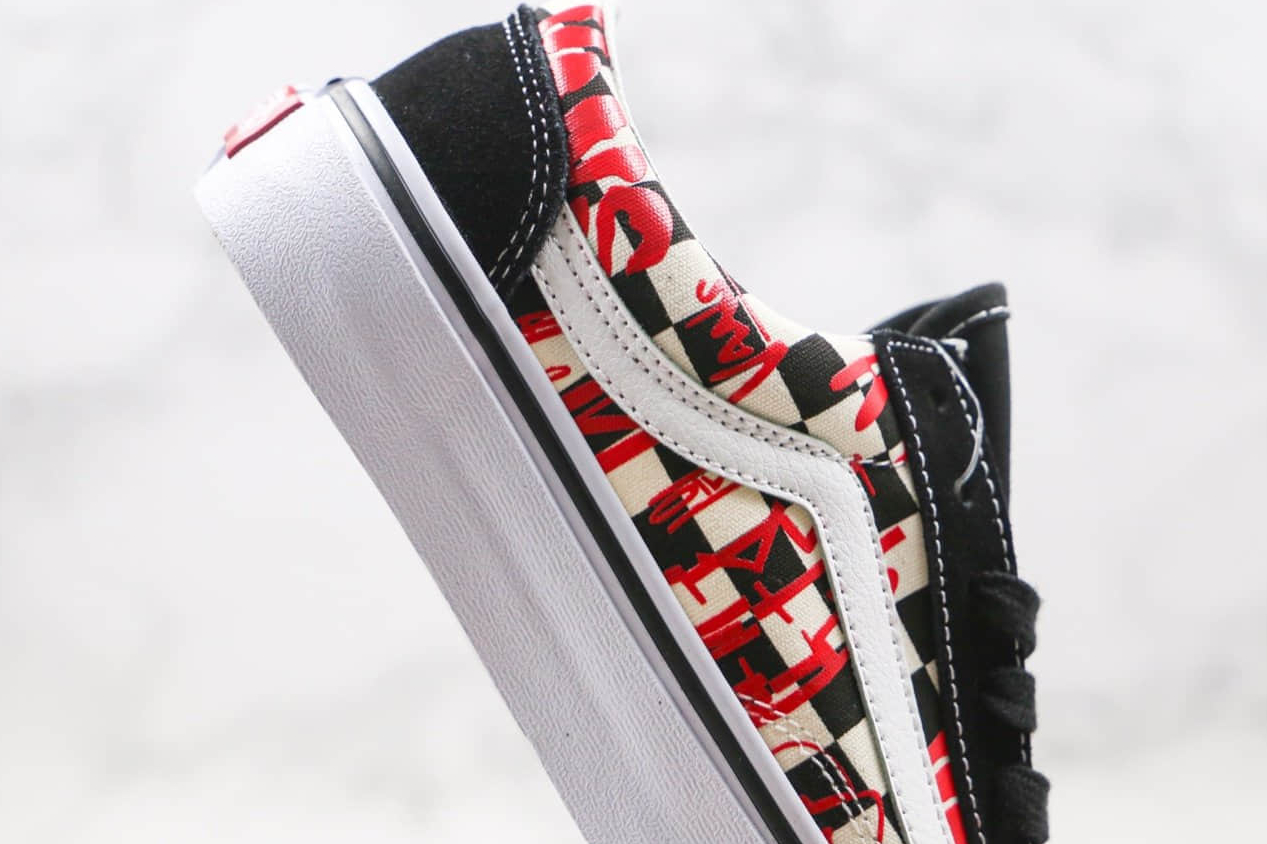 Vans Style 36 Checkerboard Red Sneakers | Limited Edition - 80s Classic